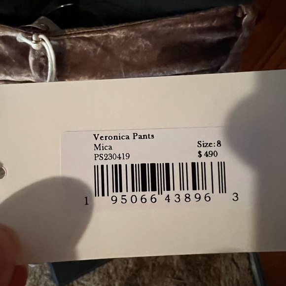 NWT Veronica Pleated Pants by Ulla Johnson, size 8, in Mica - Picture 5 of 6